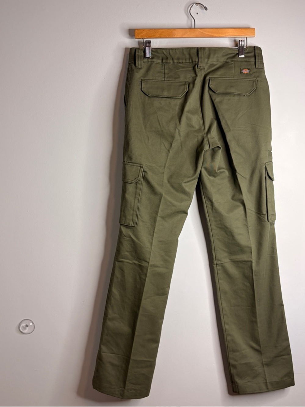Dickies Women’s Olive Cargo Pants - 6 Regular - Picture 6 of 8